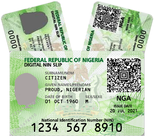Nigerian NIN e-ID card and National Identification Number services at RKB Business Enterprises UK